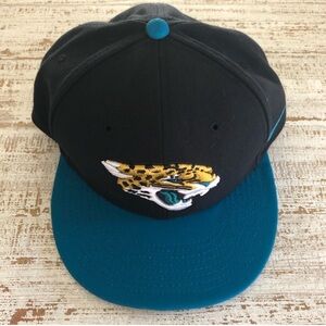 SnapBack Black & Teal Jacksonville Jaguars NFL Hat